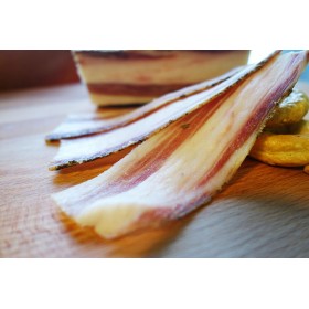 Pancetta salata affettata Sottovuoto Pancetta salata affettata Sottovuoto
