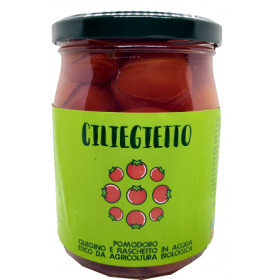 Pomodoro ciliegino BIO in acqua 380g Pomodoro ciliegino BIO in acqua 380g
