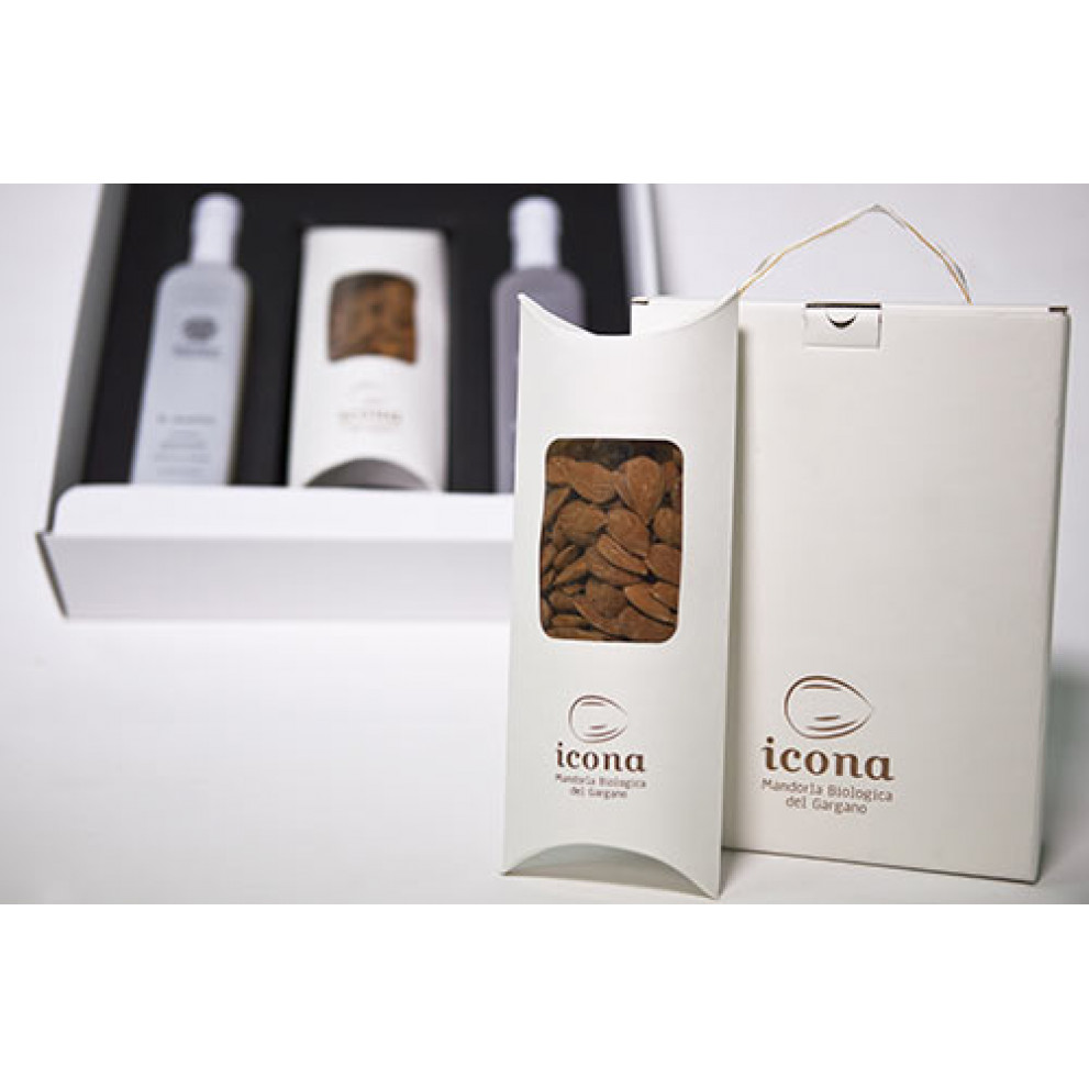 Cofanetto Olio Evo E Mandorle BIO Cofanetto Olio Evo E Mandorle BIO