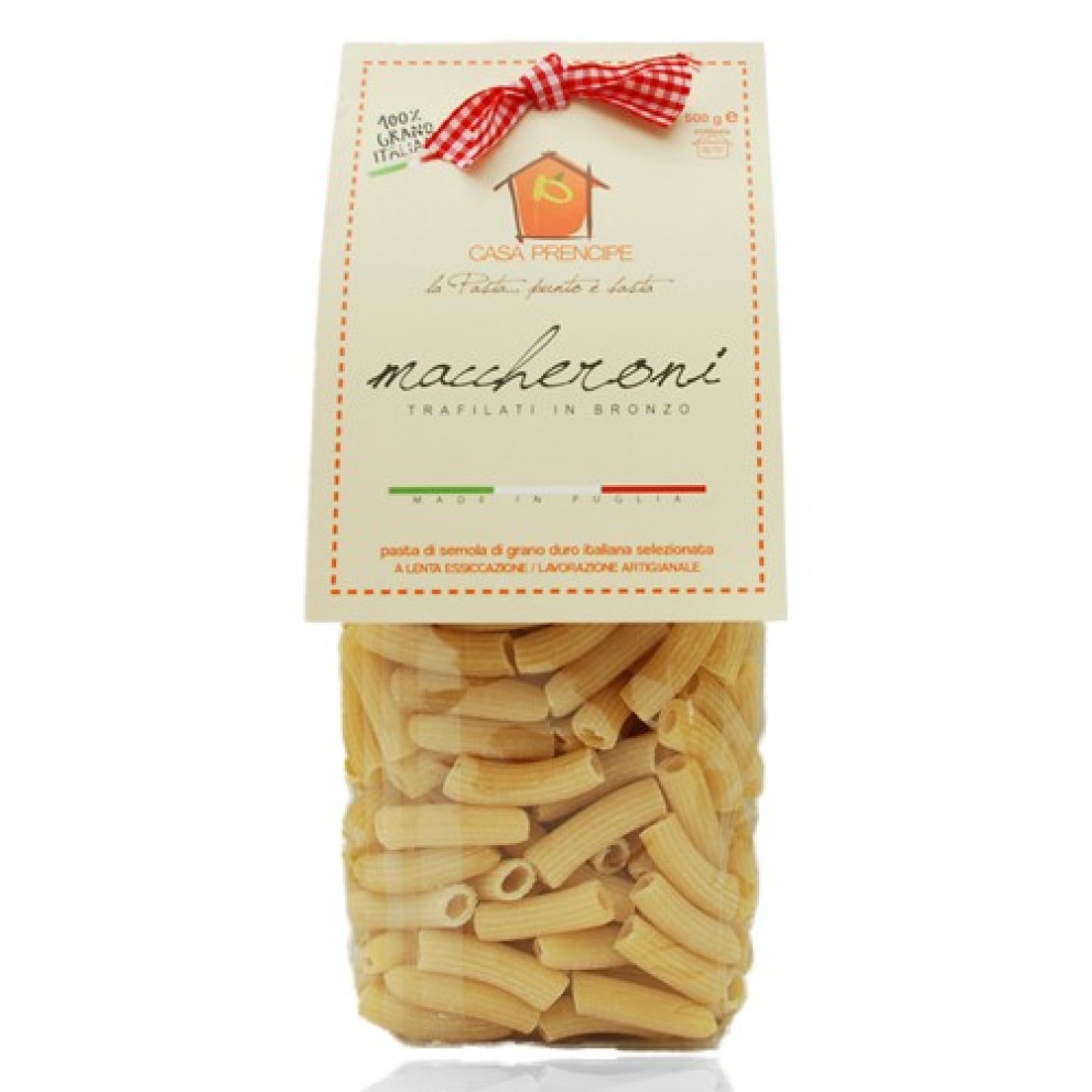 Maccheroni Trafilati in Bronzo 500 gr Maccheroni Trafilati in Bronzo 500 gr