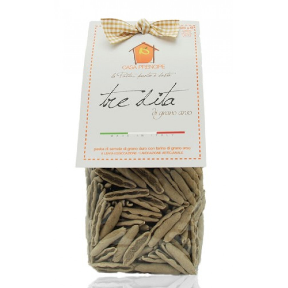 Pasta Tre Dita di Grano Arso 500 gr Pasta Tre Dita di Grano Arso 500 gr